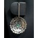 925 sterling silver earring, 92.5 Hallmarked, Green Onyx Semi Precious Gemstone